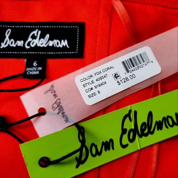 SAM EDELMAN - NWT! Strapless Bow Sheath Dress - Size 6 - Picture 13 of 15